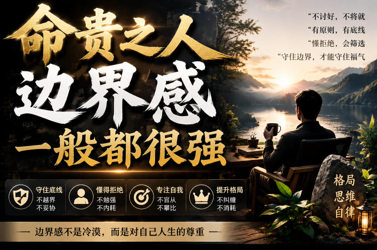 付费文章：命贵之人，边界感一般都很强-百盟网
