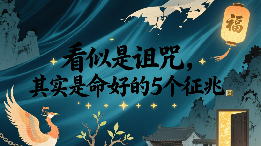 付费文章：看似是诅咒，其实是命好的5个征兆-百盟网