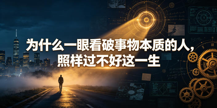 付费文章：为什么一眼看破事物本质的人，照样过不好这一生-百盟网