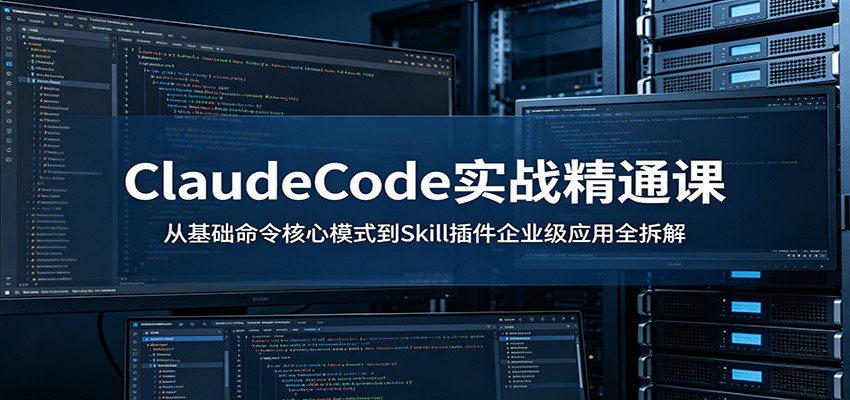 ClaudeCode实战精通课:从基础命令核心模式到Skill插件企业级应用全拆解-百盟网