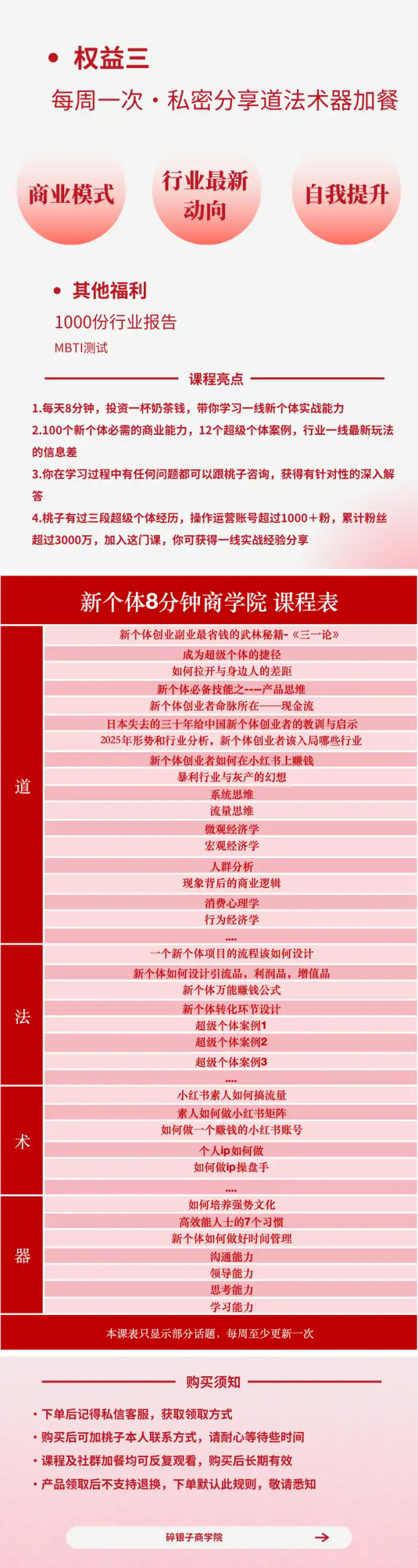 AI+新个体创业必修课｜道法术器｜商业逻辑·小红书流量·AI智能体｜低成本打造个人变现小生意全套教学-百盟网