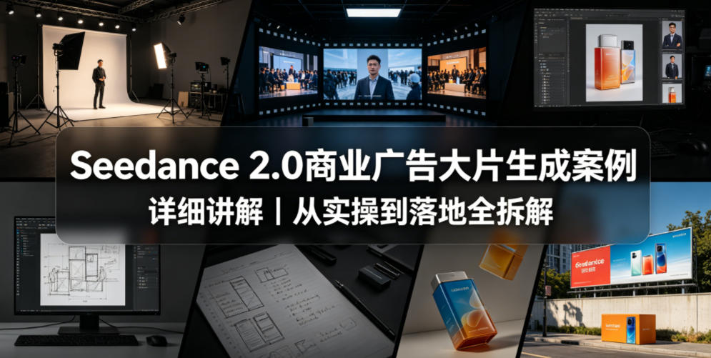Seedance 2.0商业广告大片生成案例详细讲解|从实操到落地全拆解-百盟网