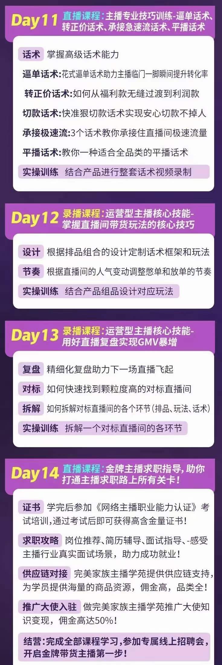 金牌主播实战进阶营 普通人也能快速变身金牌带货主播 (价值3980)-百盟网