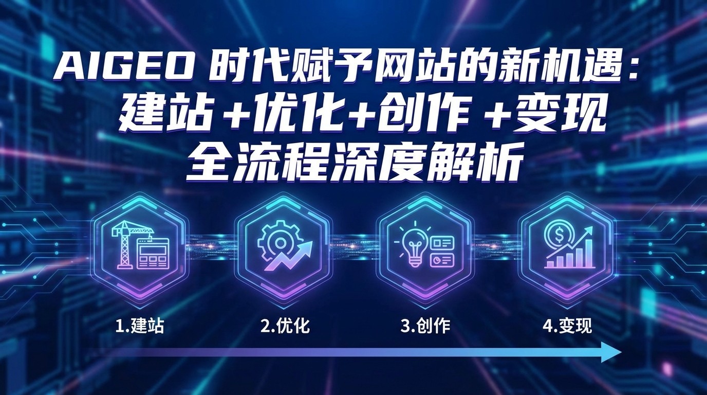 AIGEO+时代赋予网站的新机遇：建站+优化+创作+变现+全流程深度解析-百盟网