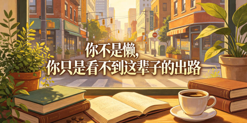 付费文章：你不是懒，你只是看不到这辈子的出路-百盟网