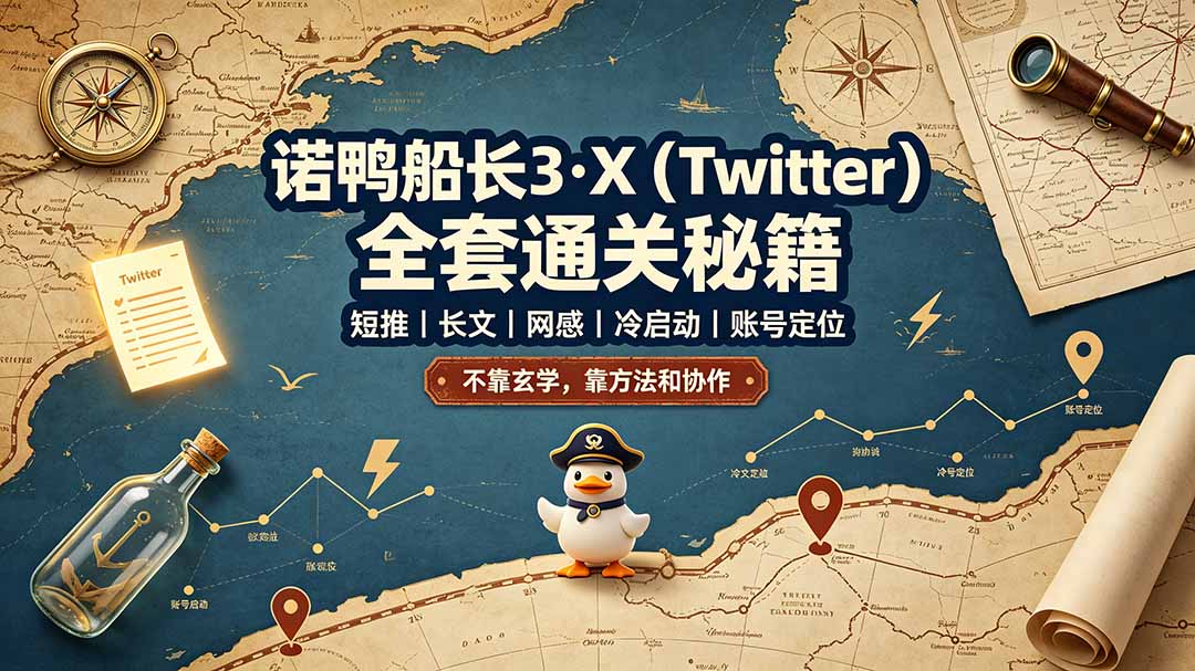 诺鸭船长3·X(Twitter-百盟网