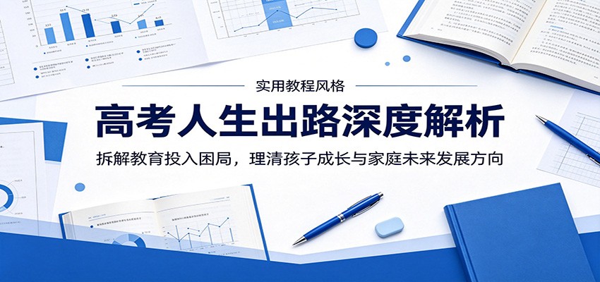 高考人生出路深度解析：拆解教育投入困局，理清孩子成长与家庭未来发展方向-百盟网