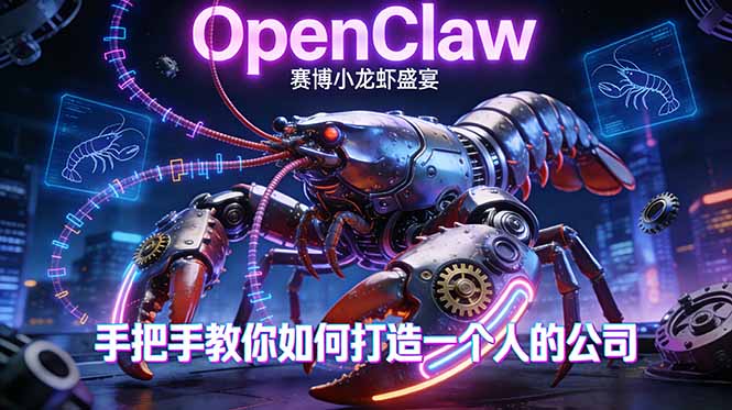 OpenClaw,小龙虾-从产品到爆款的成长之路,手把手教你如何打造一个人的公司-百盟网