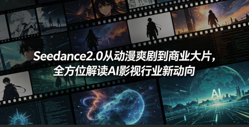 Seedance2.0从动漫爽剧到商业大片，全方位解读AI影视行业新动向-百盟网