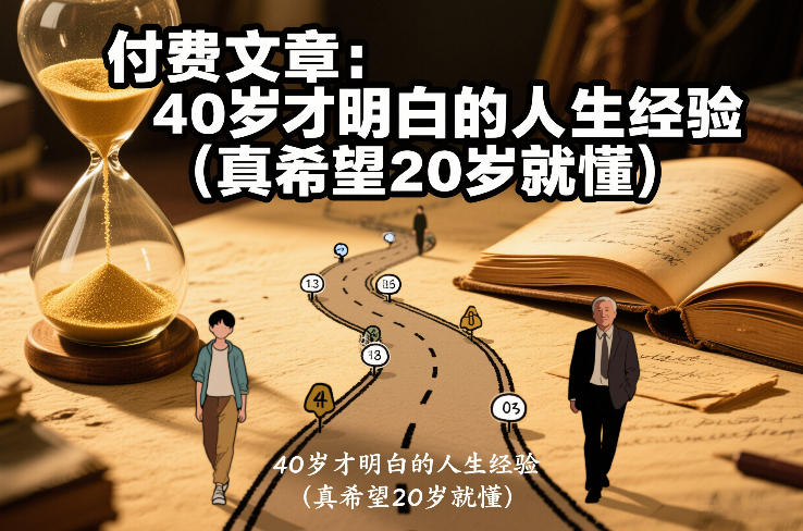 付费文章:40岁才明白的人生经验(真希望20岁就懂)-百盟网
