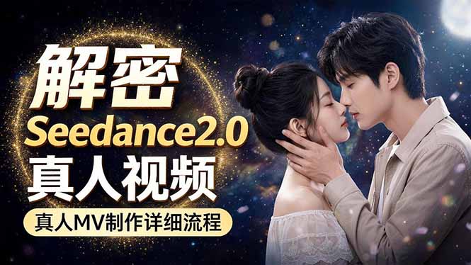 Seedance 2.0电影级真人 MV全流程拆解:提示词、运镜、粒子特效,手把手实操-百盟网