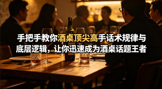 付费文章:手把手教你酒桌顶尖高手话术规律与底层逻辑,让你迅速成为酒桌话题王者(二十年全网独家经验分享)-百盟网