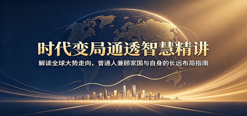 时代变局通透智慧精讲：解读全球大势走向，普通人兼顾家国与自身的长远布局指南-百盟网
