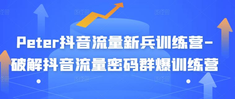 Peter抖音流量新兵训练营-破解抖音流量密码群爆训练营(新兵)-百盟网