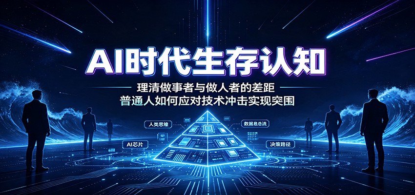 AI时代生存认知:理清做事者与做人者的差距,普通人如何应对技术冲击实现突围-百盟网