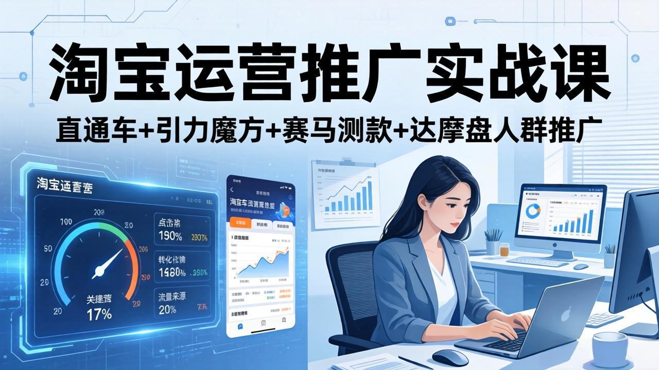 淘宝运营推广实战课(更新26年3月-百盟网