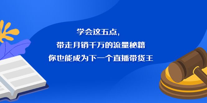 学会这五点,带走月销千万的流量秘籍,你也能成为下一个直播带货王-百盟网