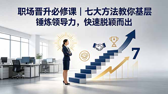 付费文章：职场晋升必修课｜七大方法教你基层锤炼领导力，快速脱颖而出-百盟网
