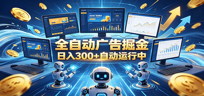 自动广告G机，日入300+，正规平台，广告浏览获益，时间自由，适合各类人群日常增收-百盟网