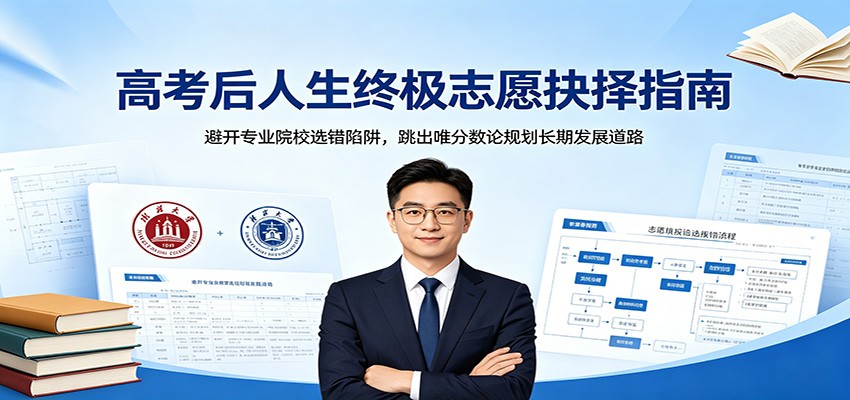 高考后人生终极志愿抉择指南：避开专业院校选错陷阱，跳出唯分数论规划长期发展道路-百盟网