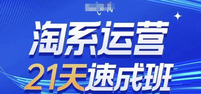 淘系运营21天速成班，0基础轻松搞定淘系运营，不做假把式，快速复制落地(更新26年5月)-百盟网