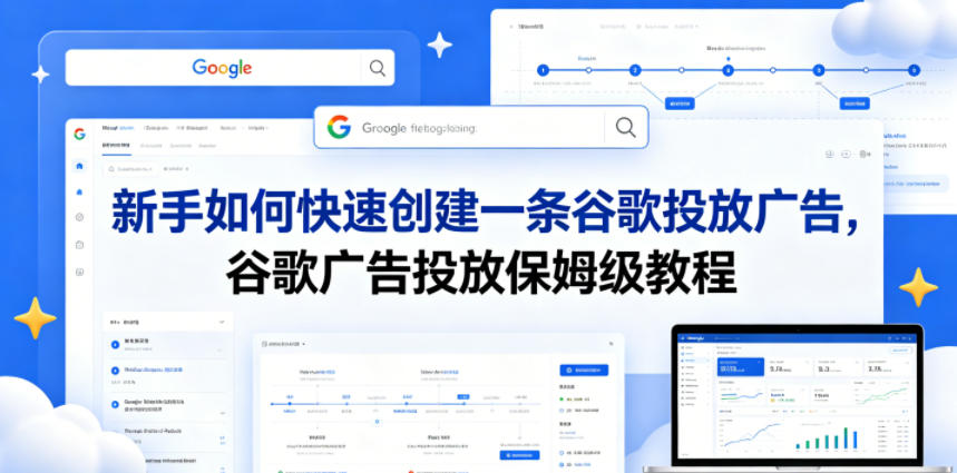 新手如何快速创建一条谷歌投放广告,谷歌广告投放保姆级教程-百盟网