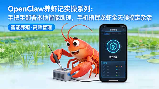 OpenClaw养虾记实操系列-更新:手把手部署本地智能助理,手机指挥龙虾全天候搞定杂活-百盟网