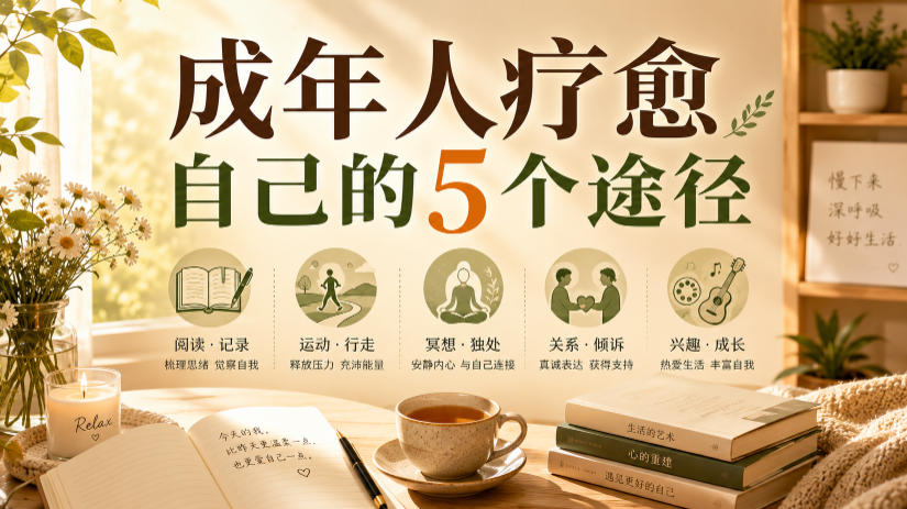 付费文章：成年人疗愈自己的5个途径-百盟网