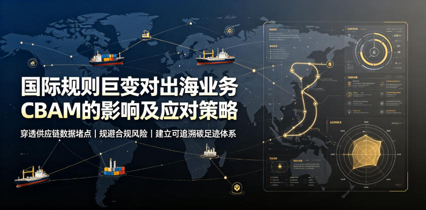 国际规则巨变对出海业务CBAM的影响及应对策略,帮助企业穿透供应链数据堵点,规避合规风险-百盟网