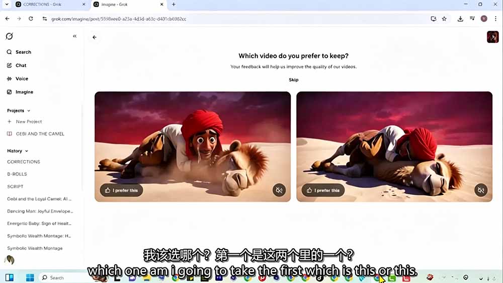 Grok Imagine AI故事动画短片实战：电影级视觉效果+角色一致性+高级提示词+后期剪辑全流程-百盟网
