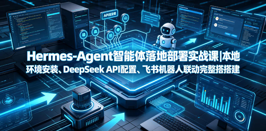 Hermes-Agent智能体落地部署实战课｜本地环境安装、DeepSeek API配置、飞书机器人联动完整搭建教程-百盟网