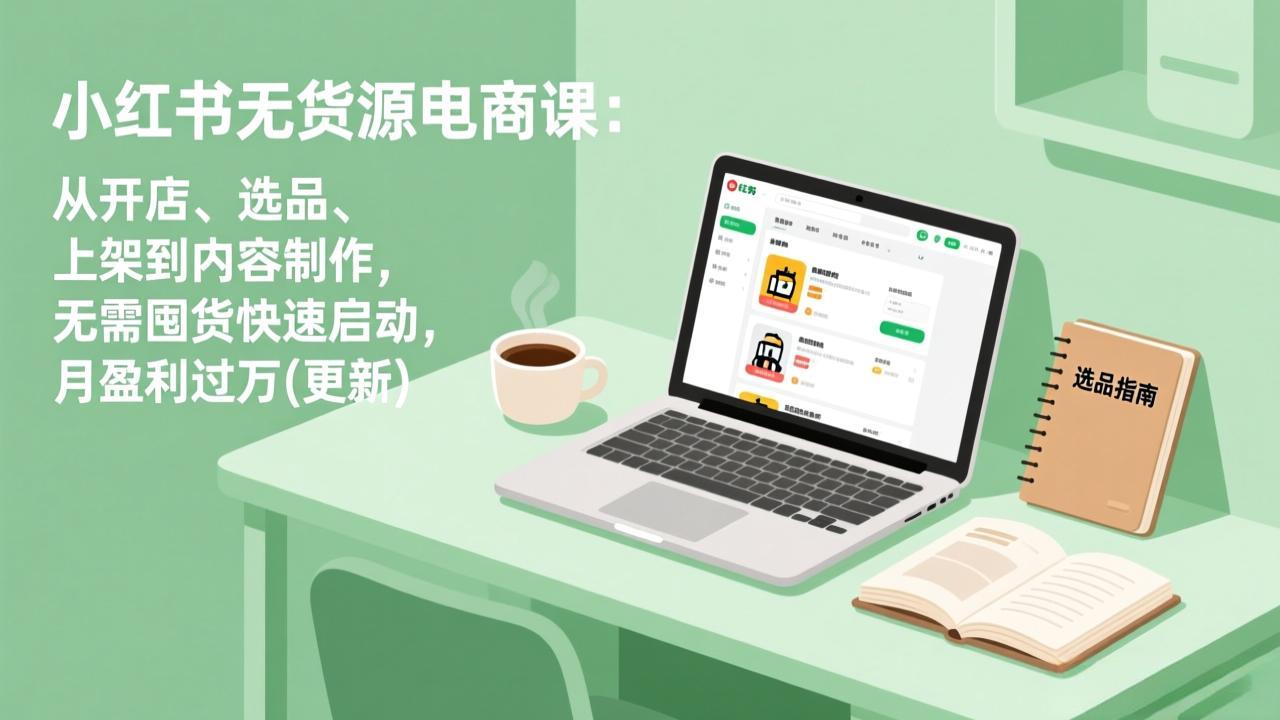 小红书无货源电商课(3月更新-百盟网