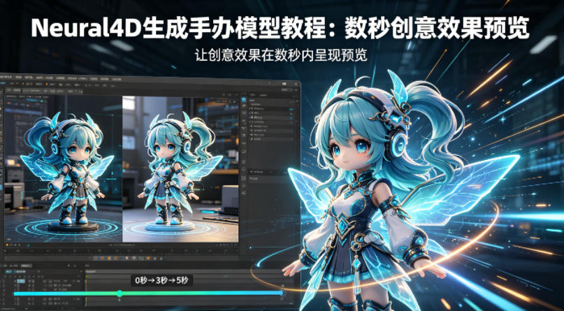 Neural4D生成手办模型教程,让创意效果在数秒内呈现预览-百盟网