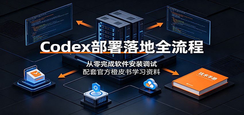 Codex部署落地全流程：从零完成软件安装调试，配套官方橙皮书学习资料-百盟网