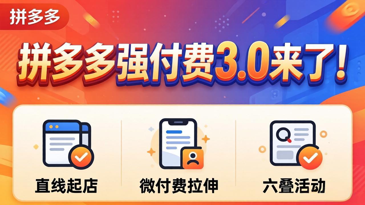 拼多多强付费3.0来了(更新4月-百盟网