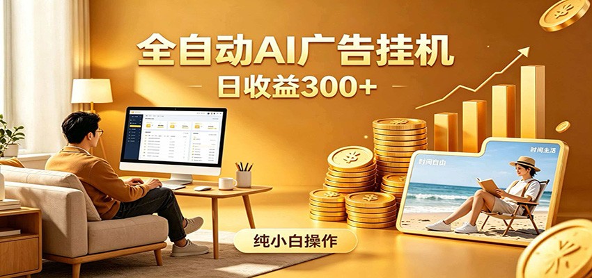 AI风口项目，全程解放双手，后台自动运行赚取收益，每天稳定收益300+-百盟网