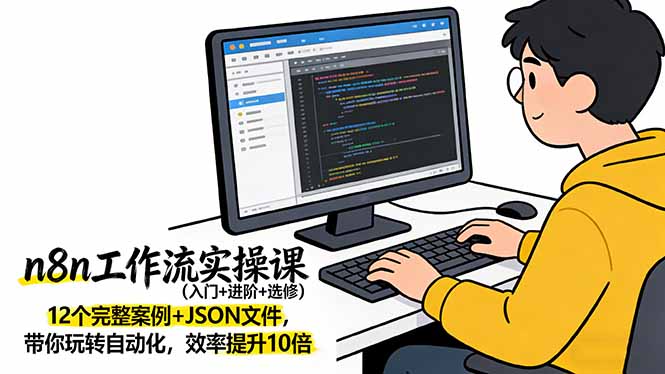 n8n工作流实操课(入门+进阶+选修-百盟网