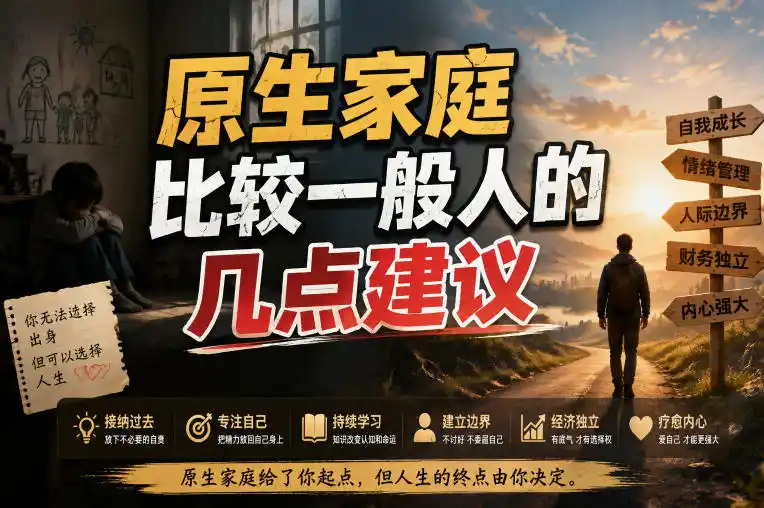 付费文章：给原生家庭比较一般人的几点建议-百盟网