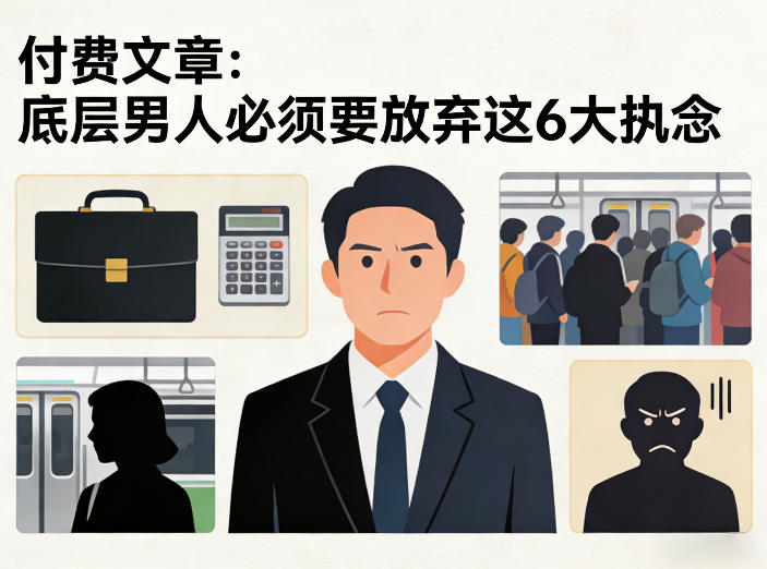 付费文章:底层男人必须要放弃这6大执念-百盟网