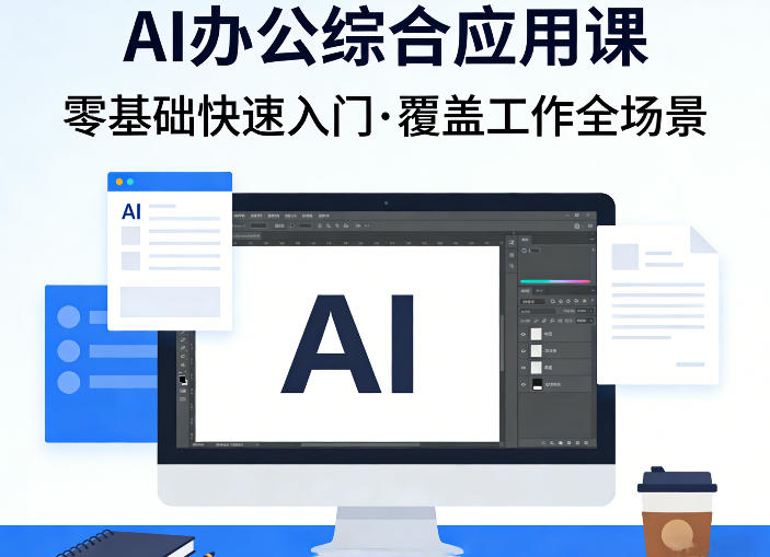 AI办公综合应用课,零基础快速入门,覆盖了工作中各种应用场景-百盟网