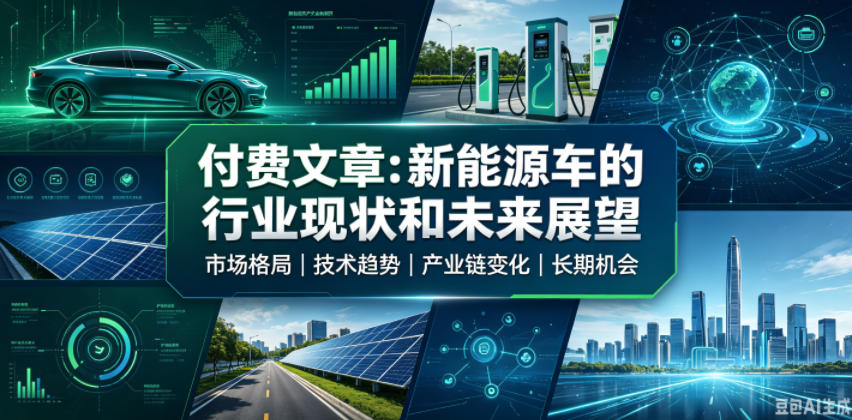 付费文章：新能原车的行业现状和未来展望-百盟网
