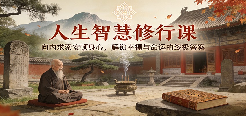 人生智慧修行课：向内求索安顿身心，解锁幸福与命运的终极答案-百盟网