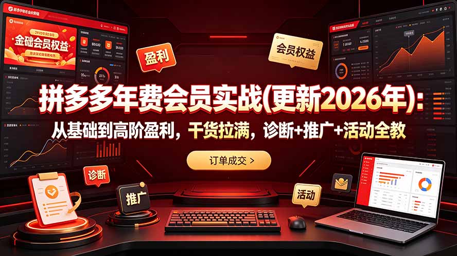 拼多多年费会员实战(更新2026年-百盟网