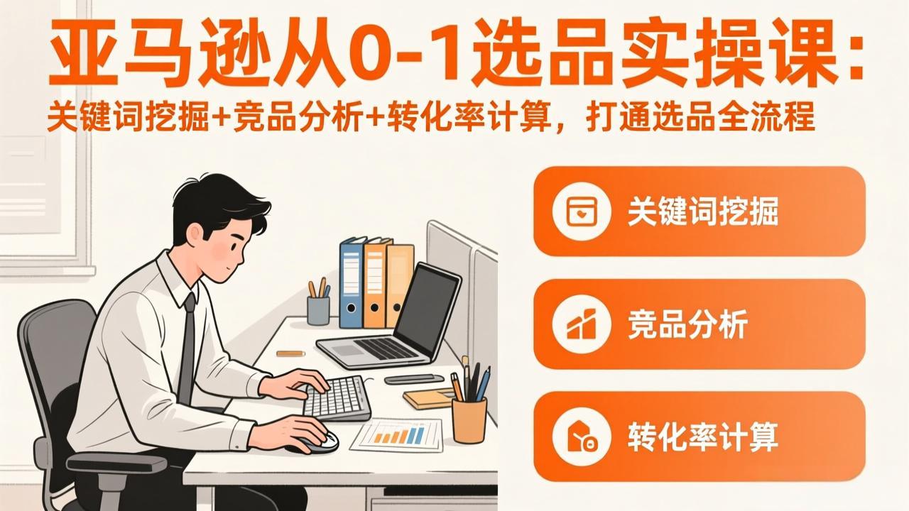 亚马逊从0-1选品实操课(更新3月-百盟网