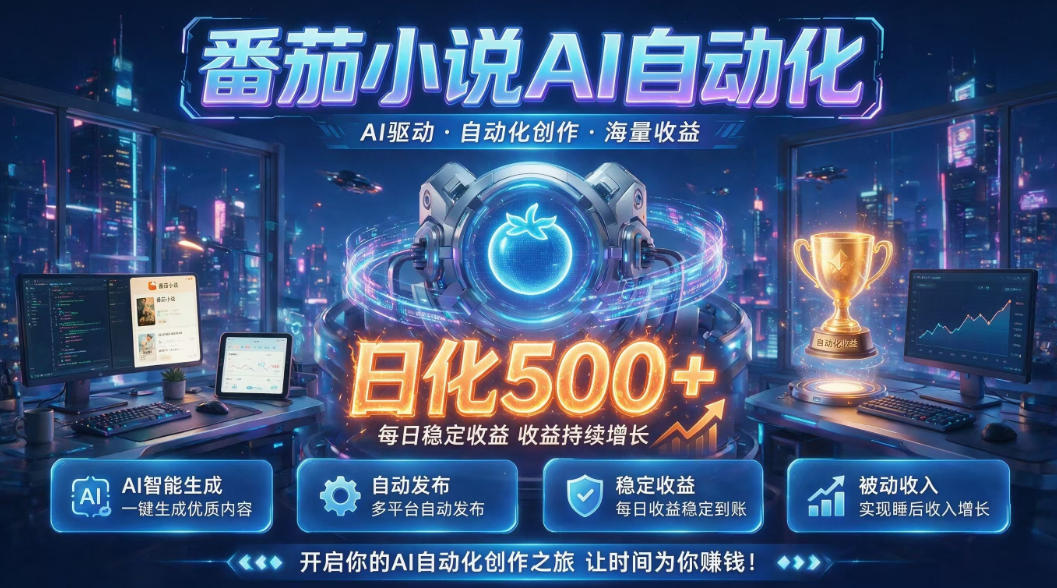 小白可做番茄AI,居家轻创业,每日稳赚500➕,普通人低门槛轻松线上增收【揭秘】-百盟网