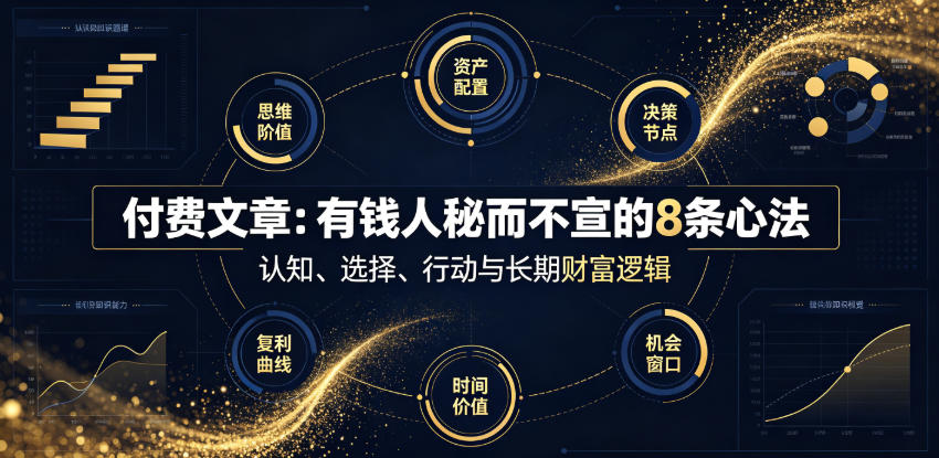 付费文章：有钱人秘而不宣的8条心法-百盟网