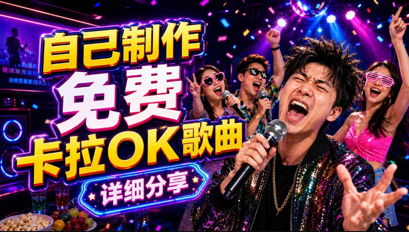 零基础AI制作免费卡拉OK视频教程,从歌曲生成、音轨分离到字幕制作、视频导出,手把手教学-百盟网